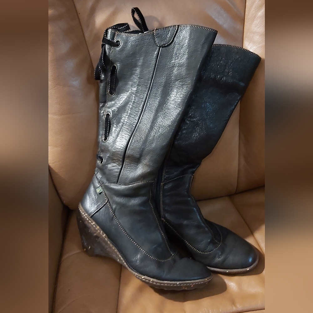 El Naturalista tall wedge boots - Picture 1 of 7
